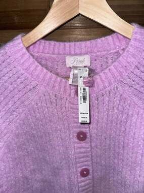 No.88 Pink Victoria's Secret Cardigan Size XS Pink Button Front Sweater